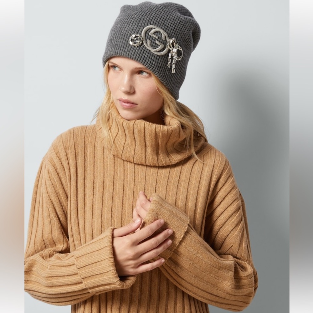 Gucci Interlocking G wool beanie - Picture 2 of 4